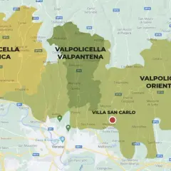 Regione di origine dell'Amarone: Valpolicella Classica, Valpantena e Valpolicella Orientale.