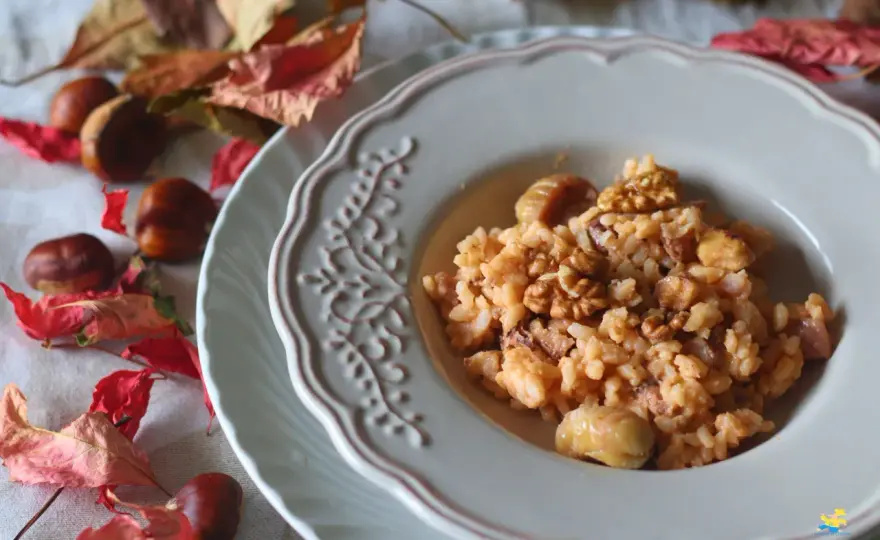 Risotto castagne e Gorgonzola cremoso, senza errori