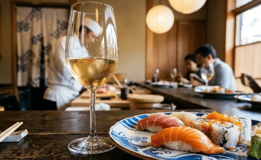 Quale vino abbinare al sushi? Guida a nigiri, maki e tempura